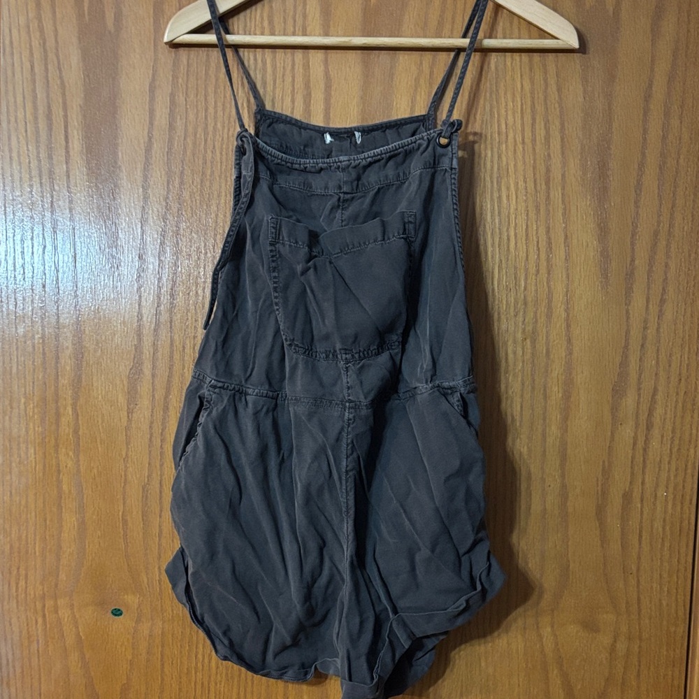 Womens Black Romper Shorts - Lightweight Sleeveless Playsuit